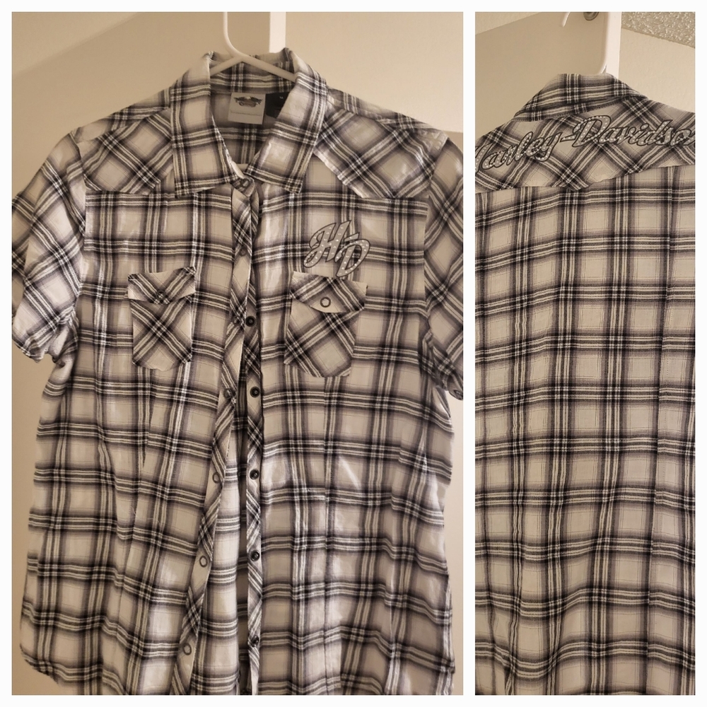 Women Harley Davidson Mechanic Shirt